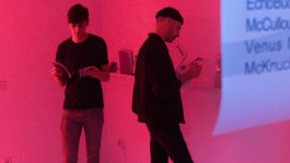 A Guest List is a Love Letter Curated by Tabloid Press | Exhibition | Presentation | Blake & Vargas | Founded by Sarah Bernauer and Matthias Last | Studio Last | The imprint’s residency at Blake & Vargas will act as a stage on which to enact and engage the scene of TABLOID Press, 4 years since its founding in Berlin, producing poetic environments within the gallery by various media and means.